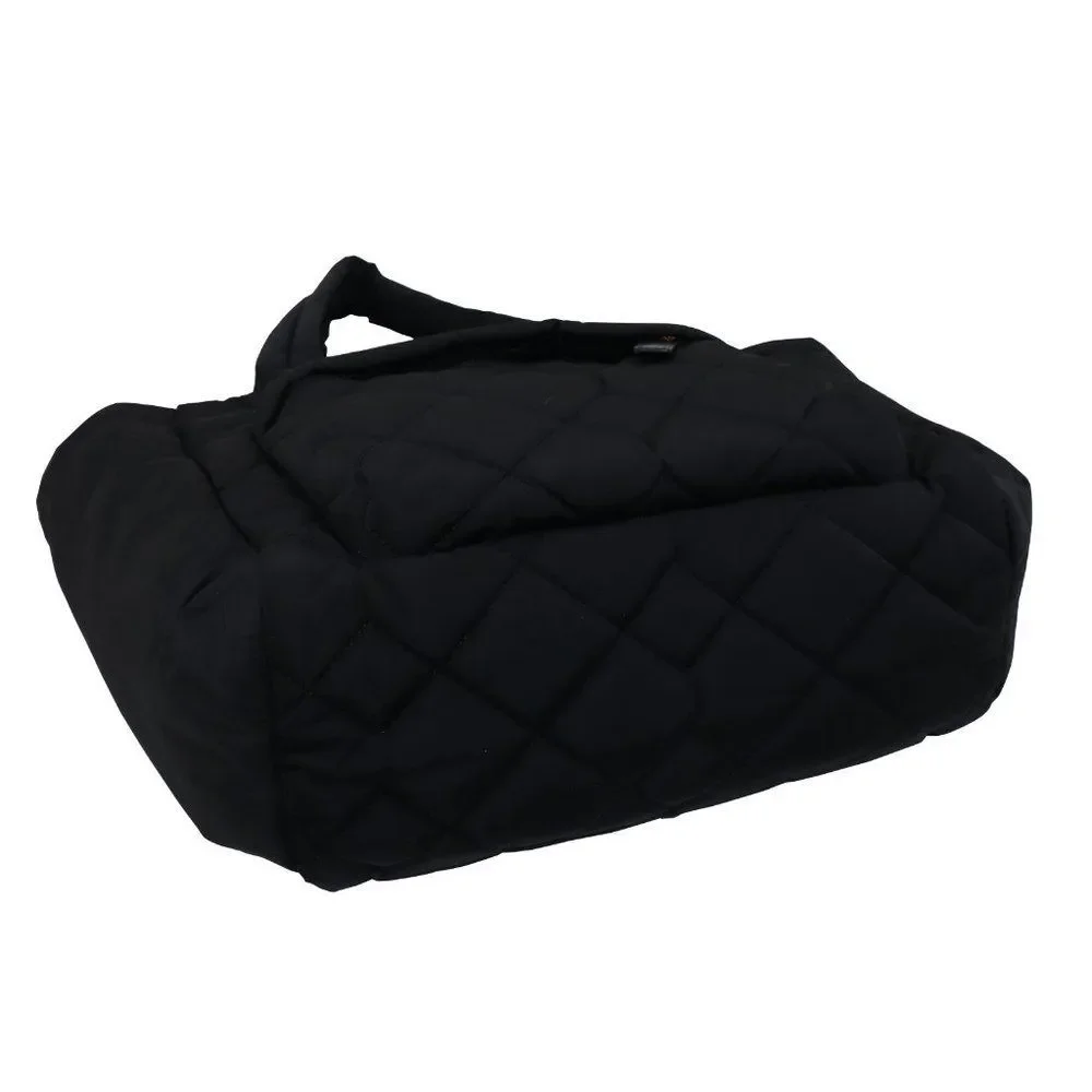 Marc Jacobs Crosby Quilted Diaper Black Nylon Baby Bag